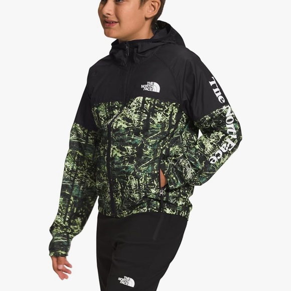 THE NORTH FACE Boy's Never Stop Hooded Wind Jacket KIds - Picture 1 of 13